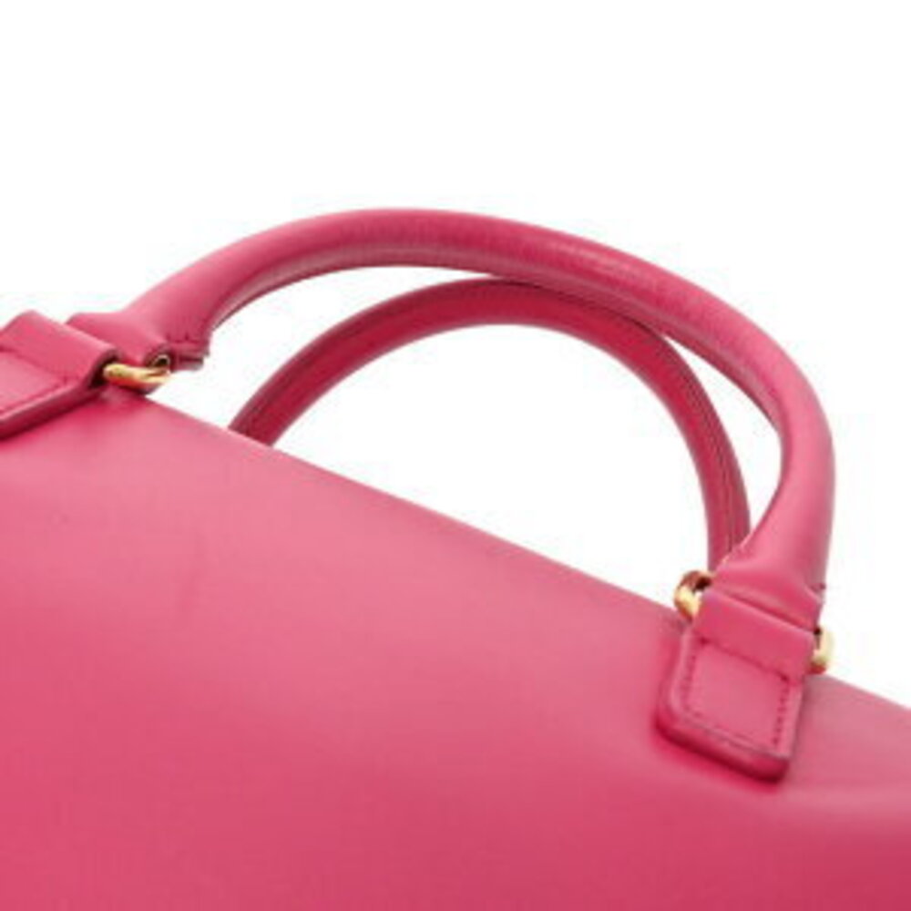 Saint Laurent Baby Duffle Pink Calfskin Shoulder Bag - Picture 4 of 9